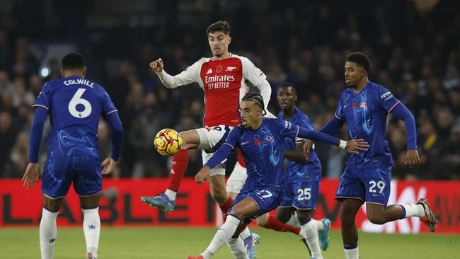 Arsenal Vs Chelsea: Dua Gol Tercipta dari Sepak Pojok, Skor 1-1 di Paruh Pertam